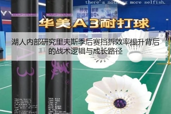 湖人内部研究里夫斯季后赛挡拆效率提升背后的战术逻辑与成长路径